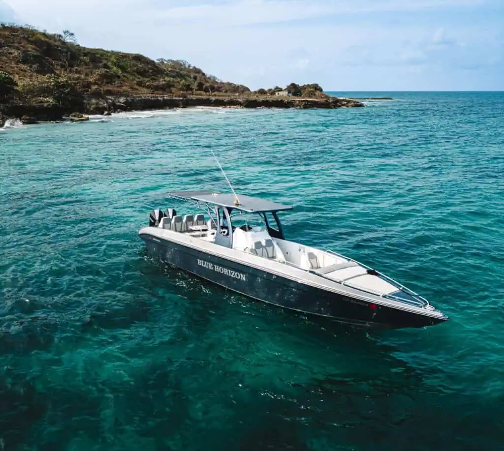 38' luxury boat rental