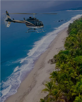 The helicopter experience is one of the most wanted signature experiences from all our luxury experiences in Colombia 