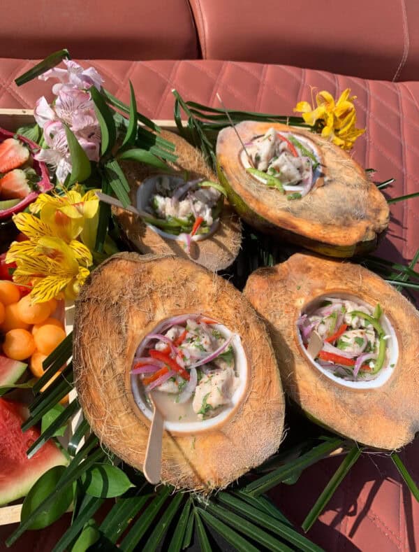 Ceviche de pescado premium (12 unidades)