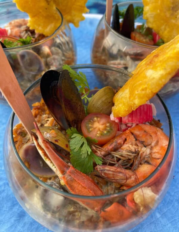 Vasitos de mariscos mixtos (12 unidades)
