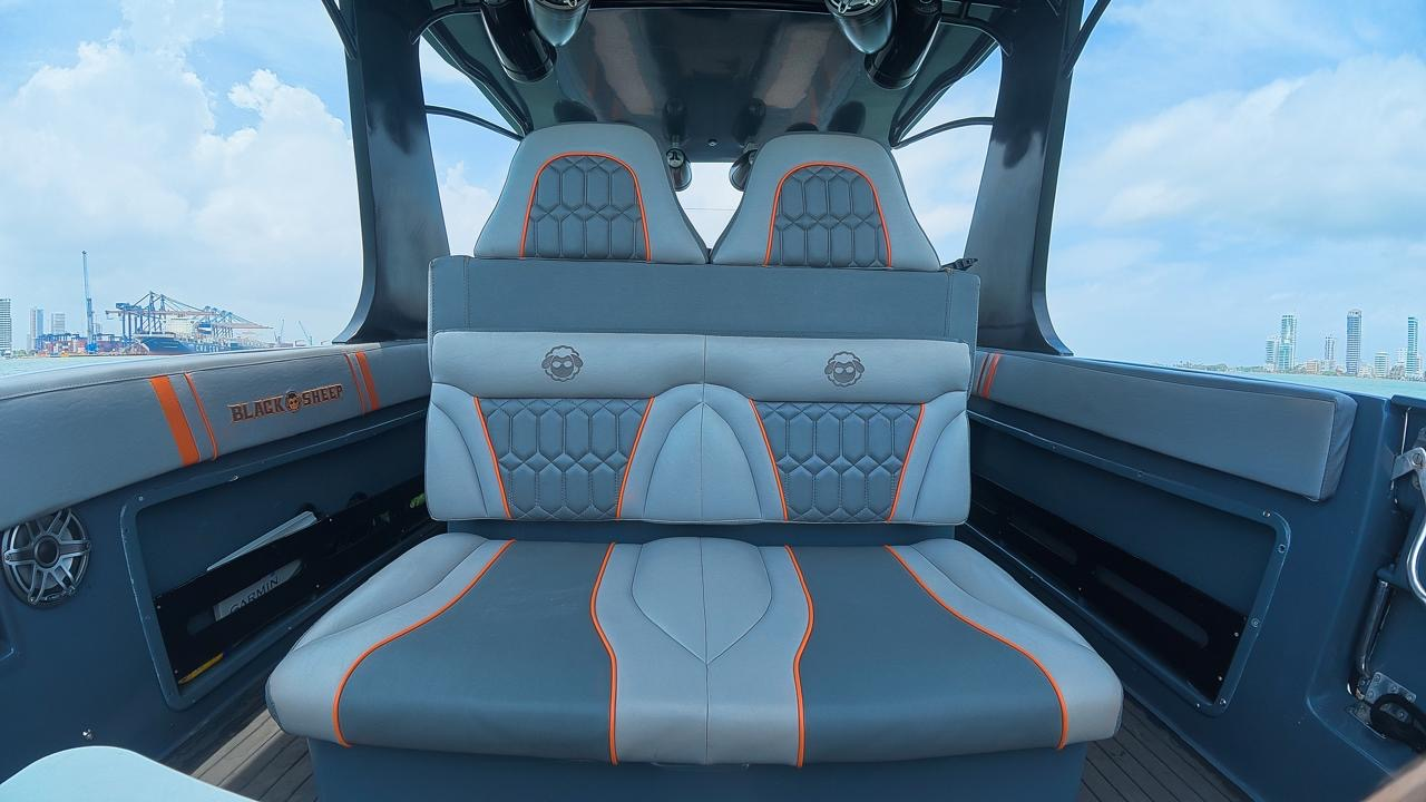 Captain seats with premium upholstery detail