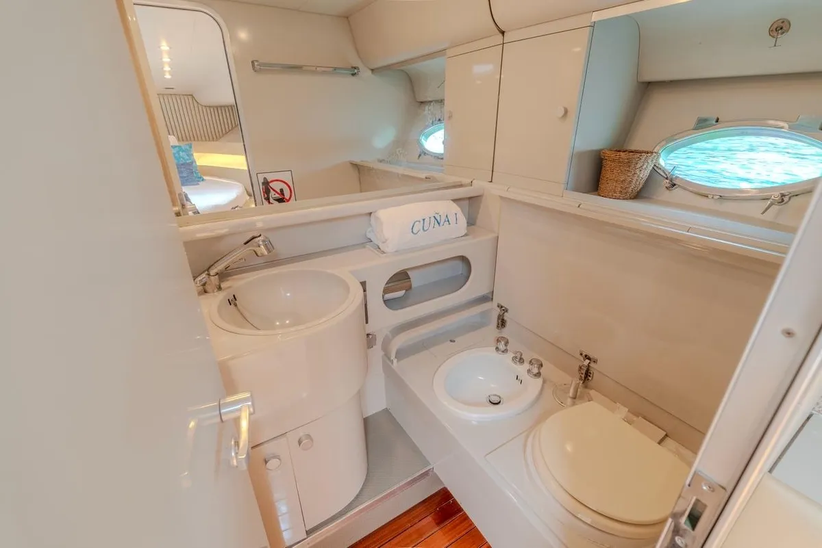 Interior finishes aboard the 60 ft Cherokee