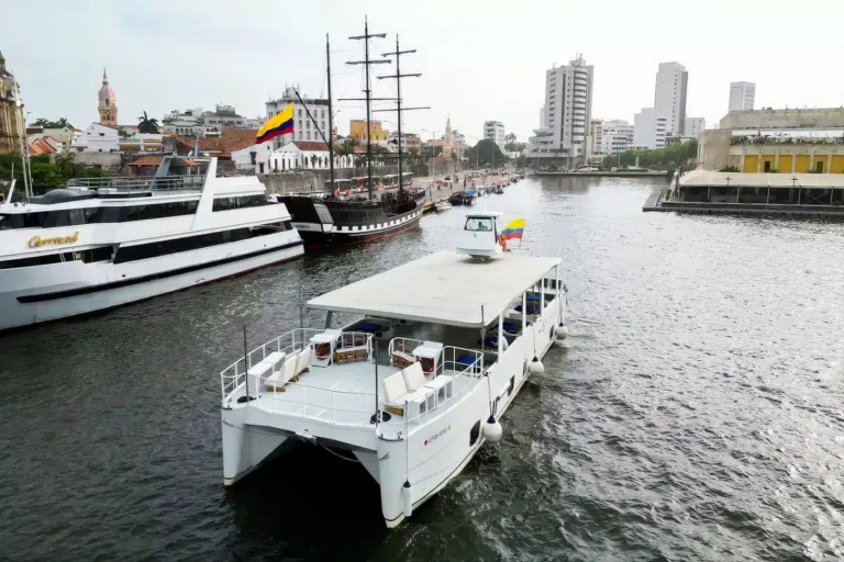 87′ CATAMARAN, party boat for rent in Cartagena