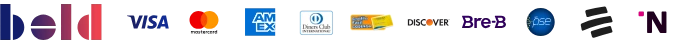 Bold: Visa, Mastercard, American Express, Diners Club, Codensa, Discover, Bre-B, PSE, Bancolombia, Nequi