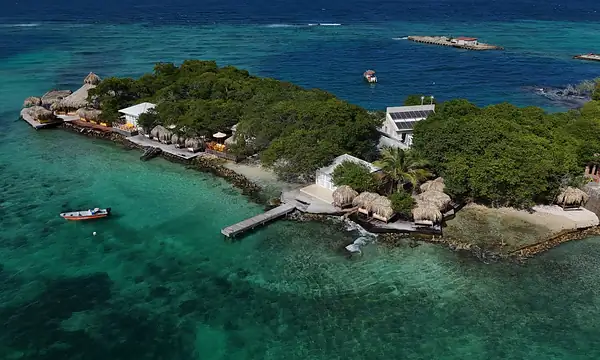 Private island in isla grande